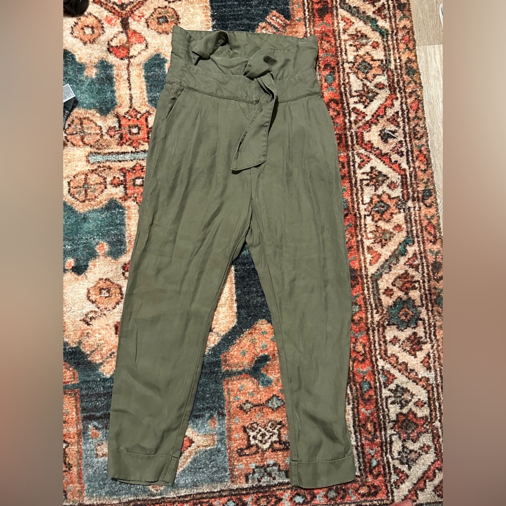 Anthropologie Sage Green pants